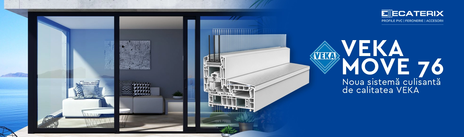 Ecaterix - Ferestre și uși premium VEKA, Winkhaus | Moldova